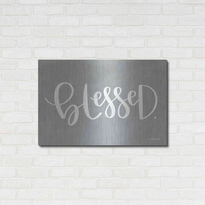 Luxe Metal Art 'Blessed' by Imperfect Dust, Metal Wall Art,36x24