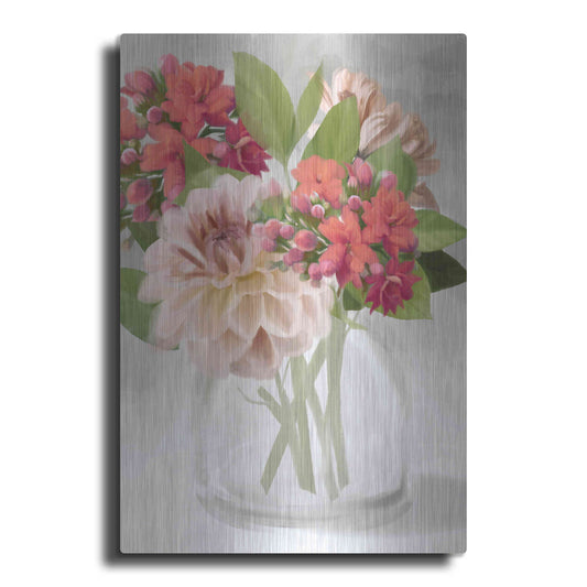 Luxe Metal Art 'Dahlia Bouquet' by House Fenway, Metal Wall Art