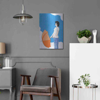 Luxe Metal Art 'After the Rain' by Sai Tamiya, Metal Wall Art,16x24