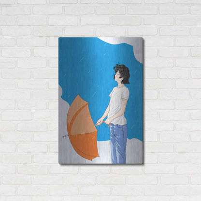 Luxe Metal Art 'After the Rain' by Sai Tamiya, Metal Wall Art,24x36