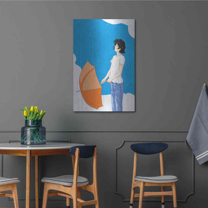 Luxe Metal Art 'After the Rain' by Sai Tamiya, Metal Wall Art,24x36