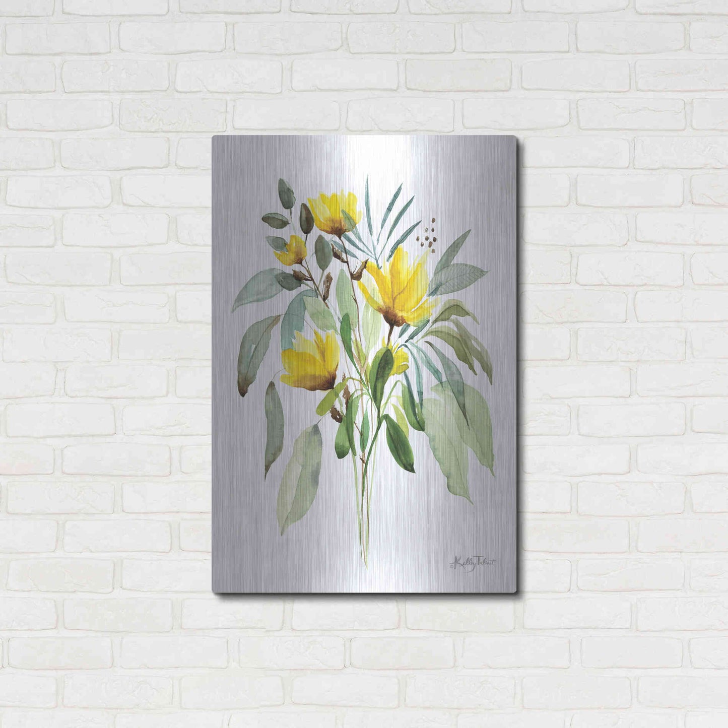 Luxe Metal Art 'Wild and Free' by Kelley Talent, Metal Wall Art,24x36