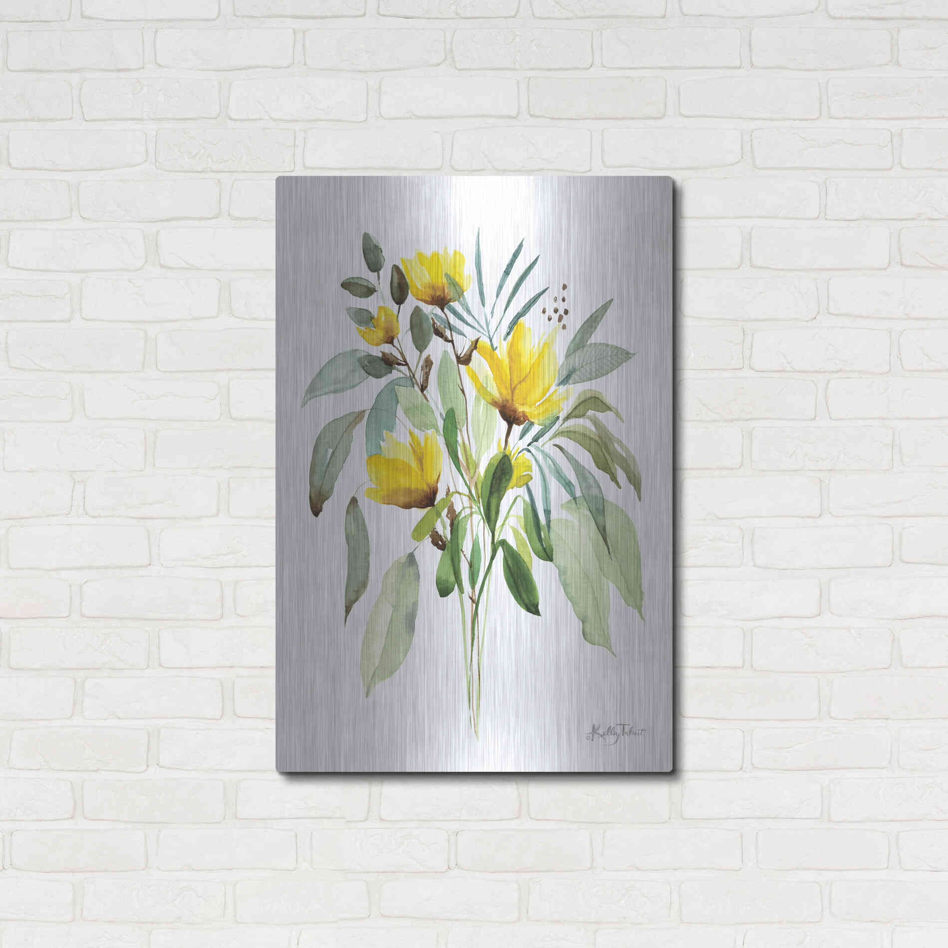 Luxe Metal Art 'Wild and Free' by Kelley Talent, Metal Wall Art,24x36