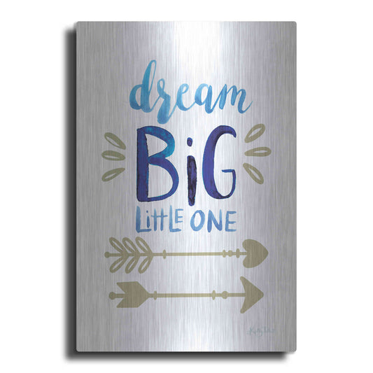 Luxe Metal Art 'Dream Big Little One' by Kelley Talent, Metal Wall Art