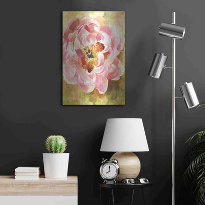 Luxe Metal Art 'Peony Paradise' by Kelley Talent, Metal Wall Art,16x24