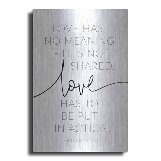 Luxe Metal Art 'Love' by Lux + Me, Metal Wall Art