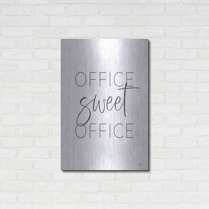 Luxe Metal Art 'Office Sweet Office' by Lux + Me, Metal Wall Art,24x36