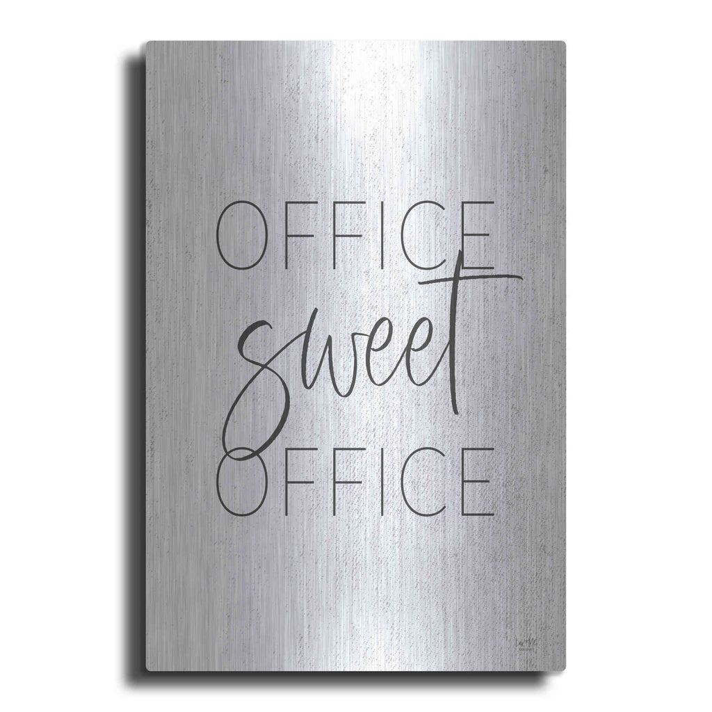 Luxe Metal Art 'Office Sweet Office' by Lux + Me, Metal Wall Art