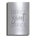 Luxe Metal Art 'Office Sweet Office' by Lux + Me, Metal Wall Art