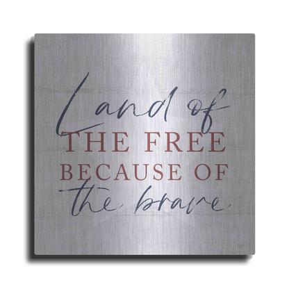 Luxe Metal Art 'Land of the Free' by Lux + Me, Metal Wall Art