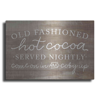 Luxe Metal Art 'Old Fashion Hot Cocoa' by Lux + Me, Metal Wall Art