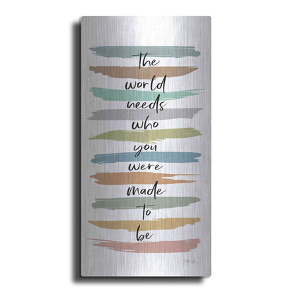 Luxe Metal Art 'Made to Be' by Marla Rae, Metal Wall Art