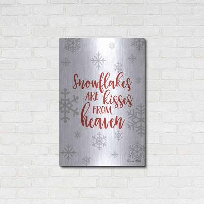 Luxe Metal Art 'Kisses from Heaven' by Susan Ball, Metal Wall Art,24x36