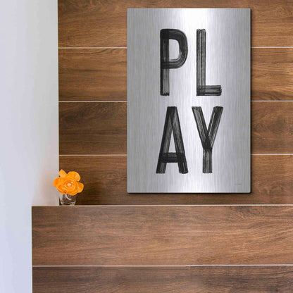 Luxe Metal Art 'Play' by Seven Trees Design, Metal Wall Art,12x16