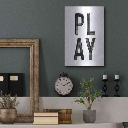 Luxe Metal Art 'Play' by Seven Trees Design, Metal Wall Art,12x16