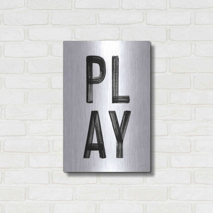 Luxe Metal Art 'Play' by Seven Trees Design, Metal Wall Art,16x24