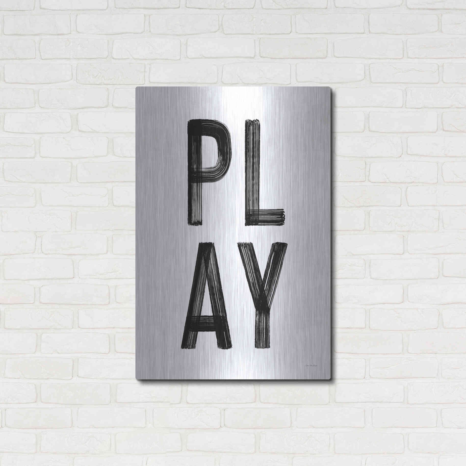 Luxe Metal Art 'Play' by Seven Trees Design, Metal Wall Art,24x36