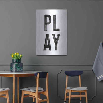 Luxe Metal Art 'Play' by Seven Trees Design, Metal Wall Art,24x36