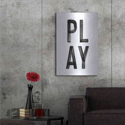 Luxe Metal Art 'Play' by Seven Trees Design, Metal Wall Art,24x36