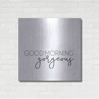 Luxe Metal Art 'Good Morning Gorgeous' by Misty Michelle, Metal Wall Art,36x36