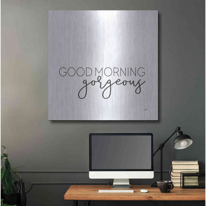 Luxe Metal Art 'Good Morning Gorgeous' by Misty Michelle, Metal Wall Art,36x36