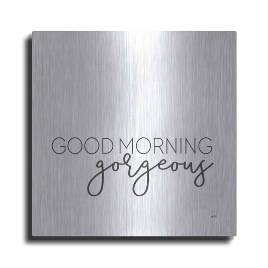 Luxe Metal Art 'Good Morning Gorgeous' by Misty Michelle, Metal Wall Art