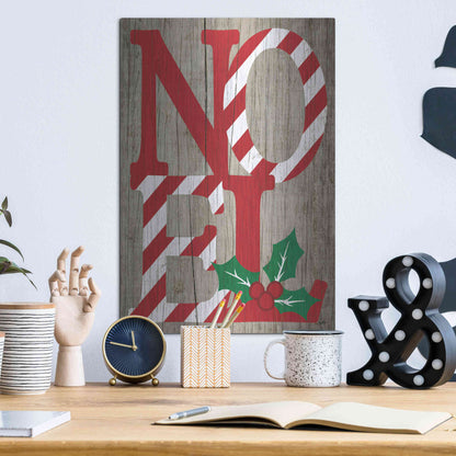 Luxe Metal Art 'Noel' by Misty Michelle, Metal Wall Art,12x16