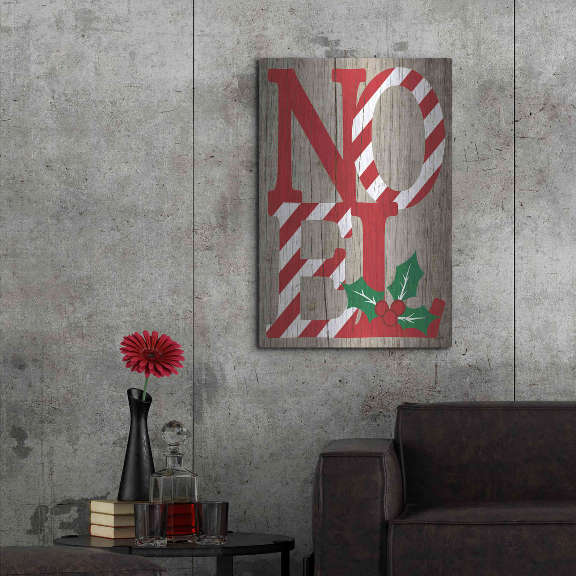 Luxe Metal Art 'Noel' by Misty Michelle, Metal Wall Art,24x36