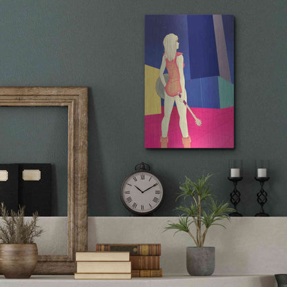 Luxe Metal Art 'Digital Labyrinth' by Sai Tamiya, Metal Wall Art,12x16