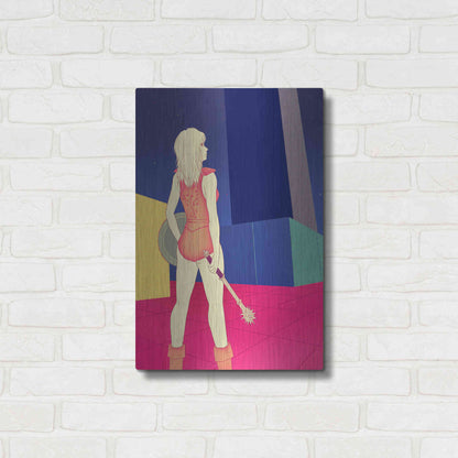 Luxe Metal Art 'Digital Labyrinth' by Sai Tamiya, Metal Wall Art,16x24