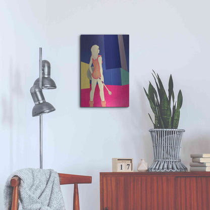 Luxe Metal Art 'Digital Labyrinth' by Sai Tamiya, Metal Wall Art,16x24