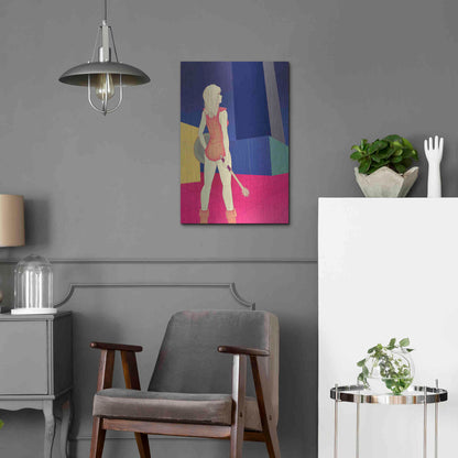 Luxe Metal Art 'Digital Labyrinth' by Sai Tamiya, Metal Wall Art,16x24