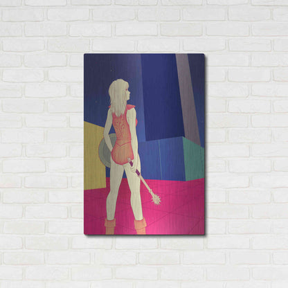 Luxe Metal Art 'Digital Labyrinth' by Sai Tamiya, Metal Wall Art,24x36