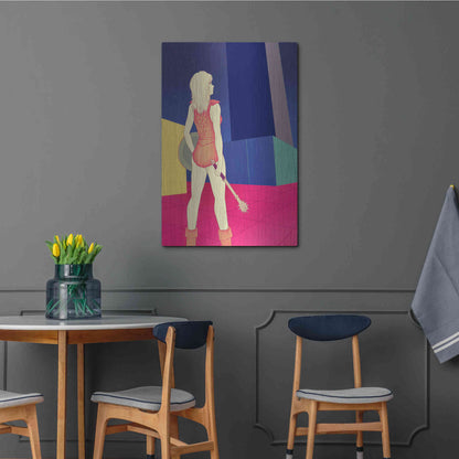 Luxe Metal Art 'Digital Labyrinth' by Sai Tamiya, Metal Wall Art,24x36