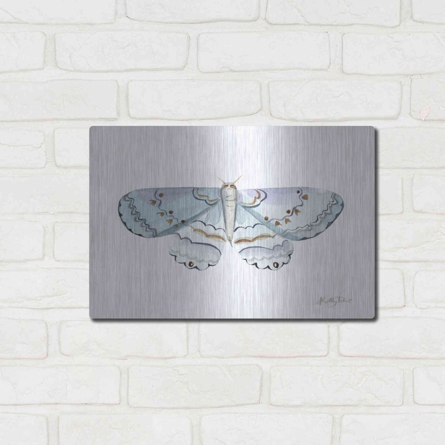 Luxe Metal Art 'Take Flight I' by Kelley Talent, Metal Wall Art,16x12