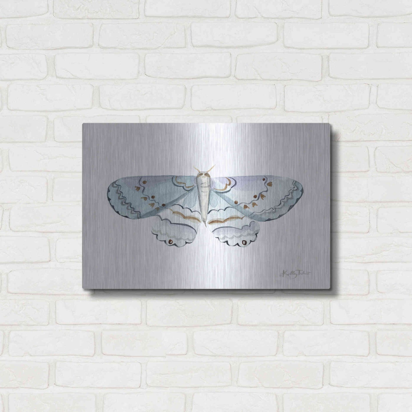 Luxe Metal Art 'Take Flight I' by Kelley Talent, Metal Wall Art,24x16