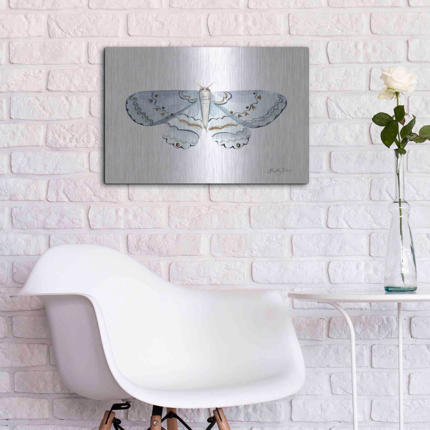 Luxe Metal Art 'Take Flight I' by Kelley Talent, Metal Wall Art,24x16