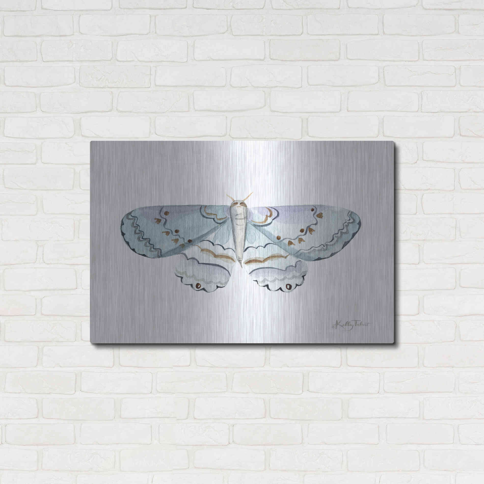 Luxe Metal Art 'Take Flight I' by Kelley Talent, Metal Wall Art,36x24