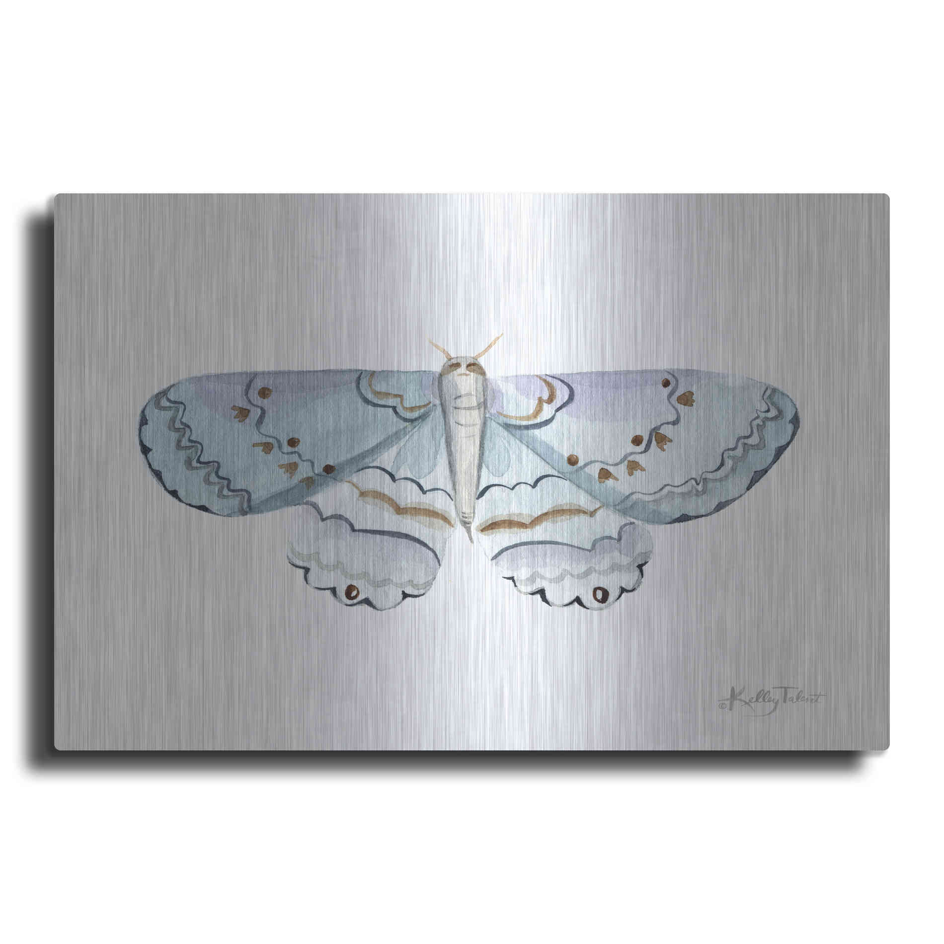 Luxe Metal Art 'Take Flight I' by Kelley Talent, Metal Wall Art