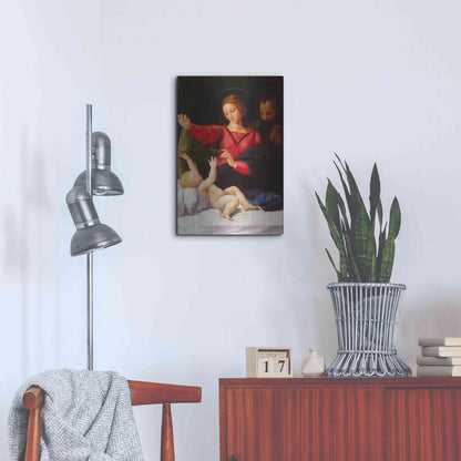 Luxe Metal Art 'Madonna of Loreto' by Raphael, Metal Wall Art,16x24