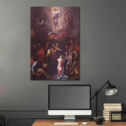 Luxe Metal Art 'The Transfiguration' by Raphael, Metal Wall Art,24x36