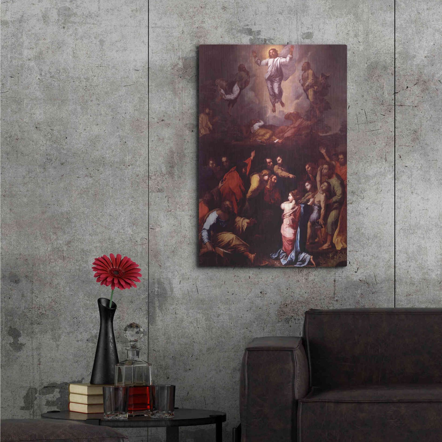 Luxe Metal Art 'The Transfiguration' by Raphael, Metal Wall Art,24x36
