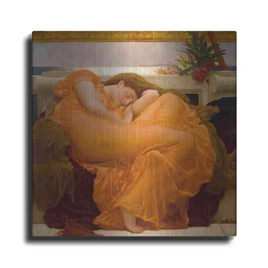 Luxe Metal Art 'Flaming June' by Sir Frederic Leighton, Metal Wall Art