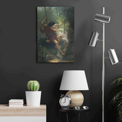 Luxe Metal Art 'Springtime' by Pierre Auguste Cot, Metal Wall Art,16x24