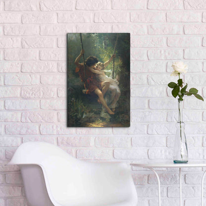 Luxe Metal Art 'Springtime' by Pierre Auguste Cot, Metal Wall Art,16x24