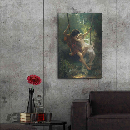 Luxe Metal Art 'Springtime' by Pierre Auguste Cot, Metal Wall Art,24x36