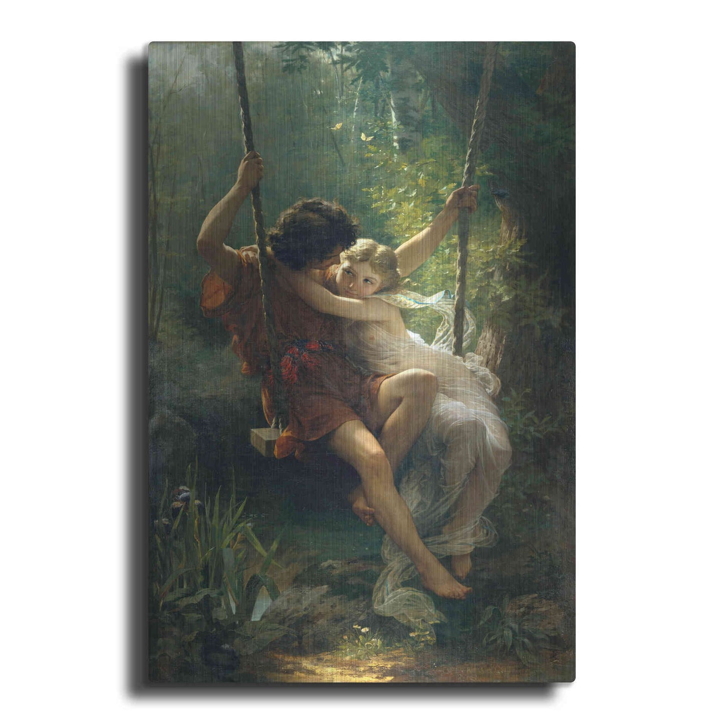 Luxe Metal Art 'Springtime' by Pierre Auguste Cot, Metal Wall Art