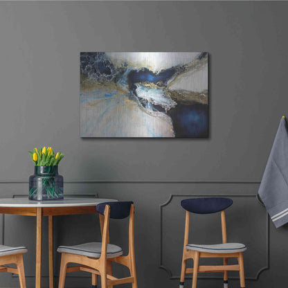 Luxe Metal Art 'Los Mares' by Leticia Herrera, Metal Wall Art,36x24