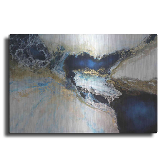 Luxe Metal Art 'Los Mares' by Leticia Herrera, Metal Wall Art