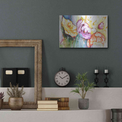 Luxe Metal Art 'Preferidas III' by Leticia Herrera, Metal Wall Art,16x12